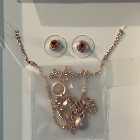 NIB - LC Lauren Conrad Butterfly Hope Dream to Fly Necklace & Stud Earrings set - Picture 6 of 6